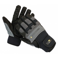 pracovní rukavice kombinované rukavice 5P - antivibračníi NIGRA černošedé 10"