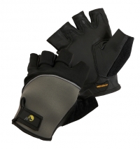 pracovní rukavice kombinované rukavice 5P - kombi FUSCUS černošedé 10" bez prstů