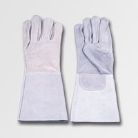 pracovní rukavice celokožené rukavice 5P kožené svařecí MERLIN šedé č.11